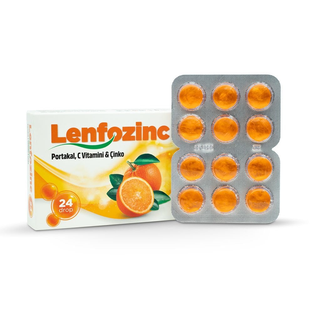 lenfozinc portakal c vitamini cinko